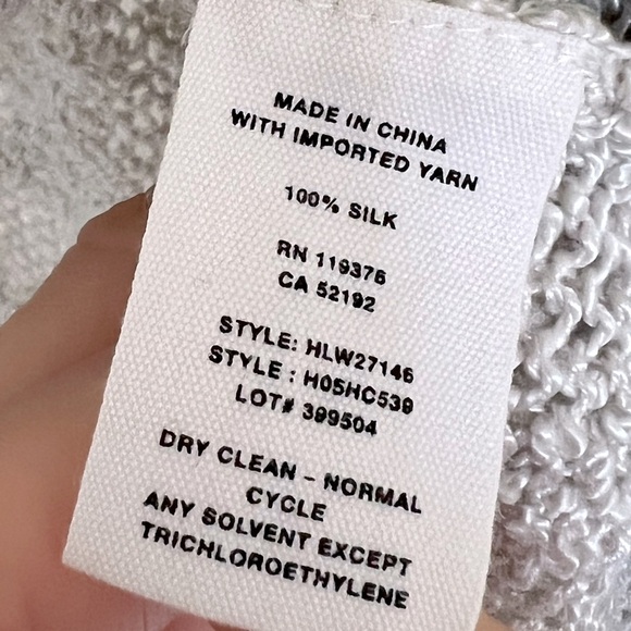 Helmut Lang 100% Silk Knit Sweater - Picture 4 of 4